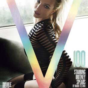 Britney Spears on cover of magazine