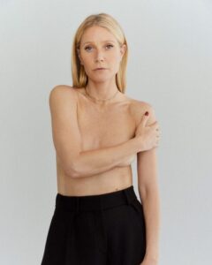 Gwyneth Paltrow Topless For GOOP ADs